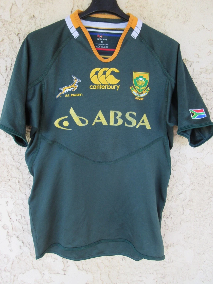 Maillot Rugby Canterbury Vintage – Années 90 – Bleu Et Vert – Taille L