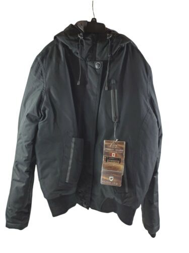 Zero Xposur Jacket Hooded Black / Khaki Sign Front Size 4T Zero Xposur Jacket Hooded Black / Khaki Sign Front Size 4T