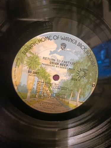 Uriah Heep – Return To Fantasy LP VG+ Warner– BS 28 USA 1975 - Picture 7 of 9