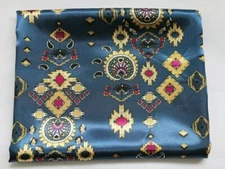 Scarf Scarves Neckerchief Oblong Wild Rag Western Bandana silky Aztec 14x42