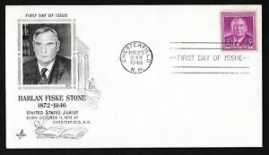 #965 3c Harlan F. Stone - Supreme Court Justice- ArtCraft FDC