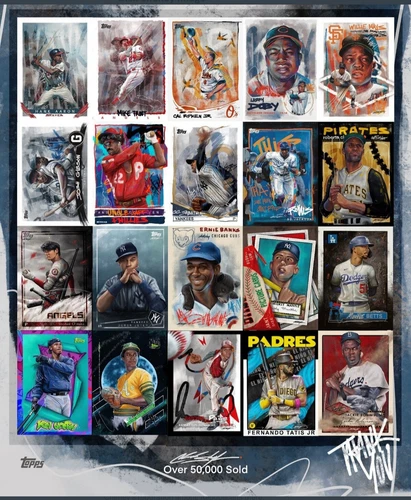 Topps Project 70 Chuck Styles 20 card set - Trout, Griffey Betts, Ohtani, Jeter