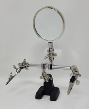 Helping Third Hand Magnifier Soldering Stand Clamp Holder Alligator Clip Tool
