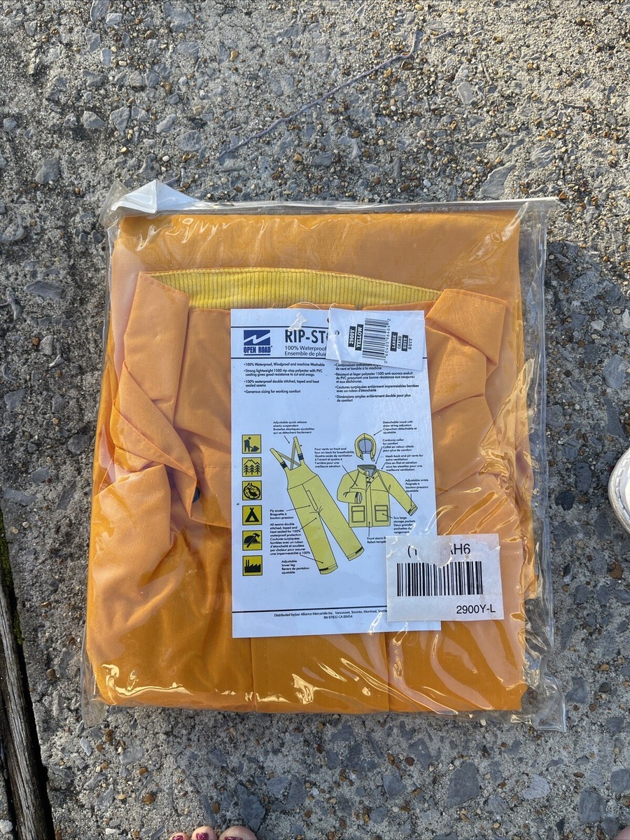 Nati 3箱 OPEN ROAD Rip Stop 150D waterproof 3 piece polyester rain suit
