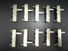 Dual 20K Ohm Slide Potentiometer Audio Taper (Lot of 10)