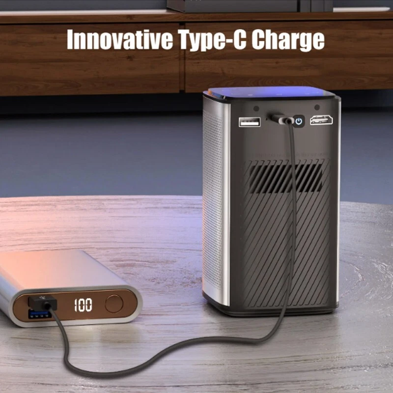 BYINTEK P70 SMART PROJECTOR 3D 4K Portable Mini Wifi Home Theater Full HD 1080P - Image 3 of 4