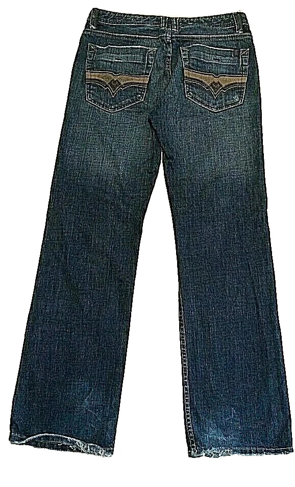 BUFFALO Men's Jeans -"Richard"- LEATHER ENHANCED W 34" x L 33" Measured - Image 4 of 4