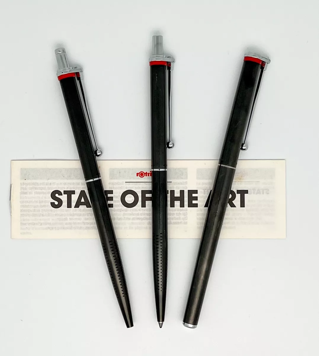 Rotring RARE 700 Combo Black - Fountain Pen, Ballpoint & Mechanical Pencil