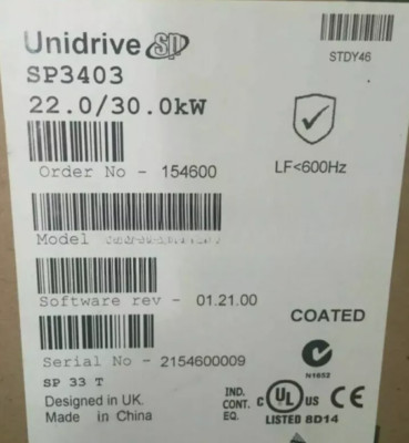 SP3403 1PC NEW FOR Emerson Control Techniques Unidrive SP Inverter Drive  SP3403