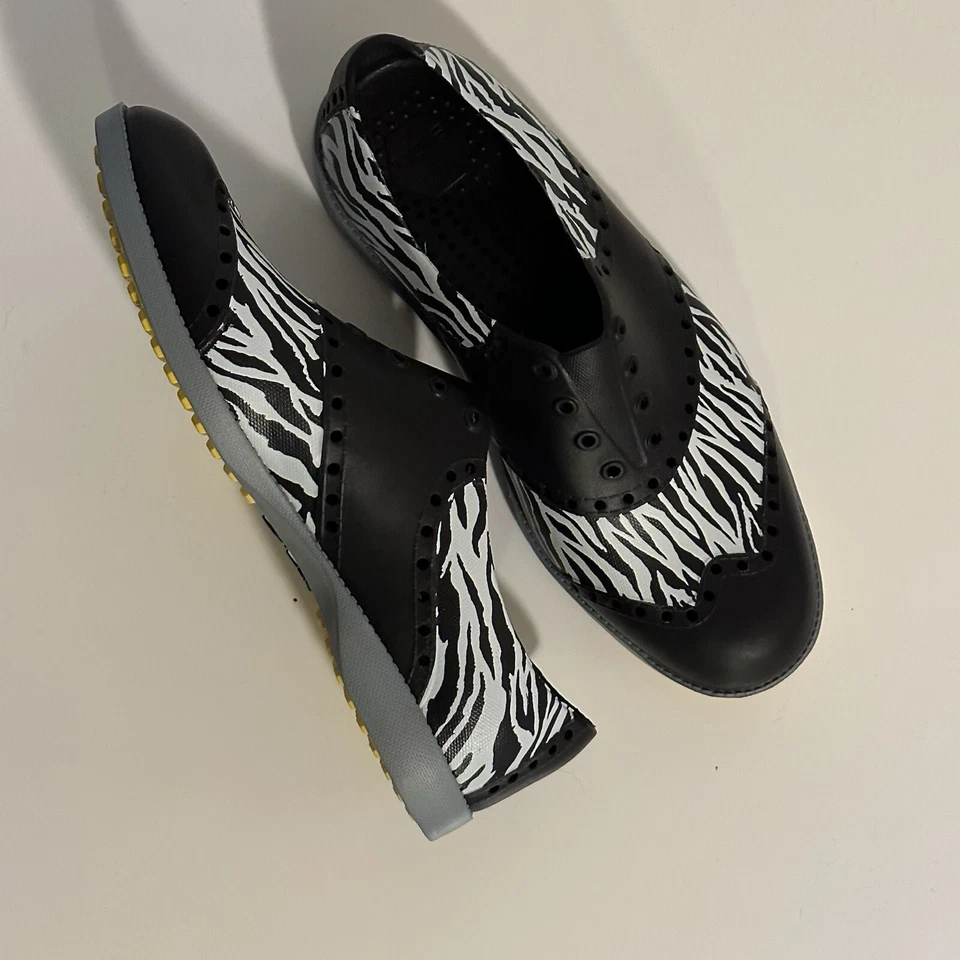 Zapatos de golf BIION The Oxford sin clavos cebra (hombre’s 4) (mujer’s 6) (EU37) Foto 4 de 4