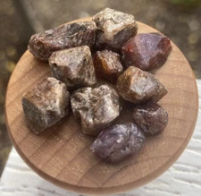 10 pcs Lot ZIRCON Raw Healing Crystal Mineral October Birthstone Malawi