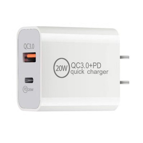 Adaptateur Secteur Chargeur Mural Rapide USB C 20W pour iPhone 13 12 11 Max iPads & Samsung - Photo 2 sur 9