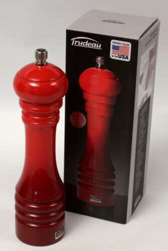 9 Inch Pepper Mill Trudeau Professional Red Ombre NIB 071393BD - Picture 1 of 3