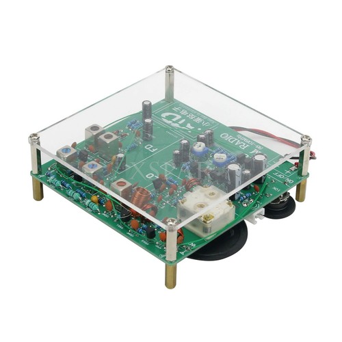 88-108MHz FM Radio Radio Receiver with Acrylic Shell Fully Discrete Assembled*Xr - Zdjęcie 7 z 9