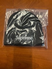 NEW Supreme New Era Black Bandana Beanie FW19 100 AUTHENTIC 