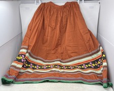 Seminole/Miccosukee Handwoven Embroidered Patchwork Skirt Native American Art 4