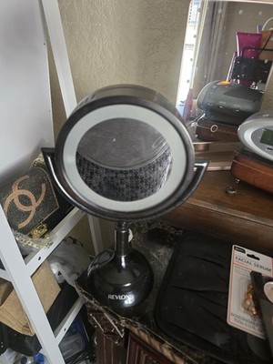Revlon Lighted Makeup Mirror Magnification Two Sided Vintage Tested Works