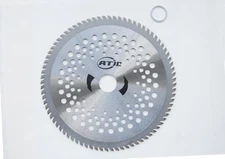 PoolSupplyTown 8" 80T Carbide Tip Brush Cutter, Trimmer, Weed Eater Silver 