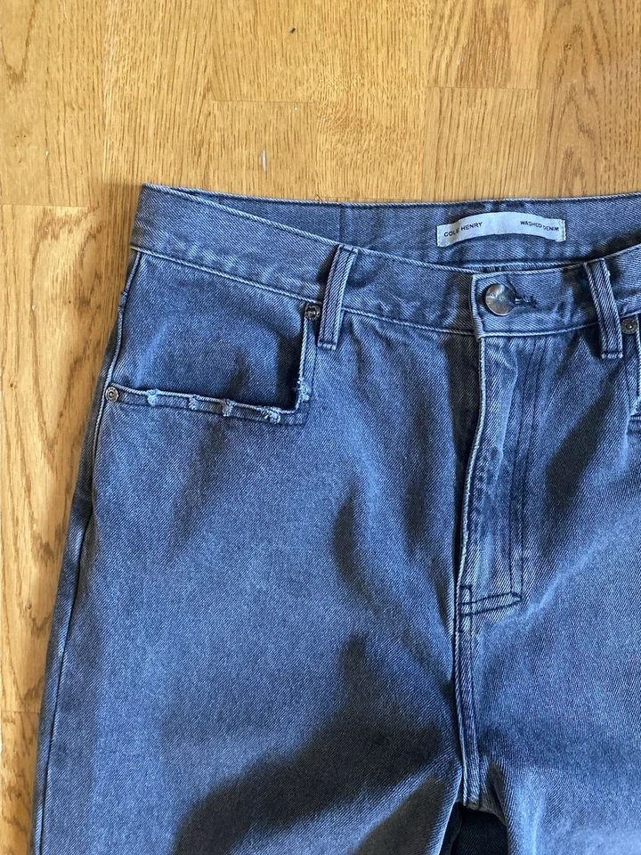 Темно-серые мешковатые джинсы из денима Cole Henry 32 - Изображение 3 из 4