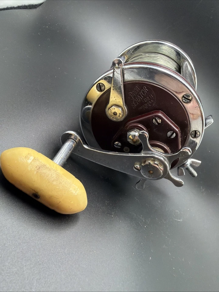Vintage Penn Senator 112H 3/0 mit Newell Angelrolle