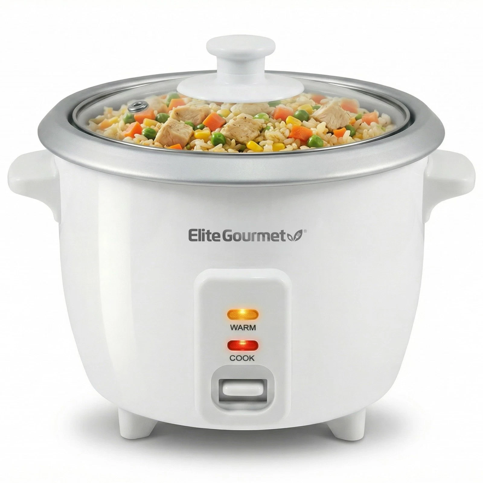 ERC-003X Electric Rice Cooker with Automatic Keep Warm Makes Soups, Stews, Gr...