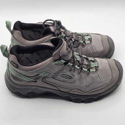 Keen Targhee IV Waterproof Hiking Shoe Women's 10 Alloy/Granite Green 1028992