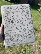 Pokémon Lugia Laser Engraved Binder/ Made To Order! Engraved/Shipped In USA