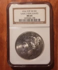 1926 Peace Dollar TOP-50 VAM-2 DDR LEAVES NGC MS64