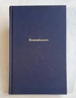 Remembrances  ~1986 HC~  Houghton SIGNED Steuben Glass Corning NY Family History