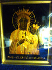 RARE VINTAGE MADONNA OF CHESTOCHAWA DESIGNED WITH STRAW MATERIAL 9 X 11 X 1" — photo 3