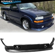 Fits 98-04 Chevy S10 Sonoma VIS Style Front Bumper Lip Spoiler Unpainted PU