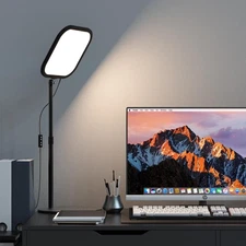 10in Zoom Lighting for Computer, Full-Screen LED Video Conference Light, Desk...