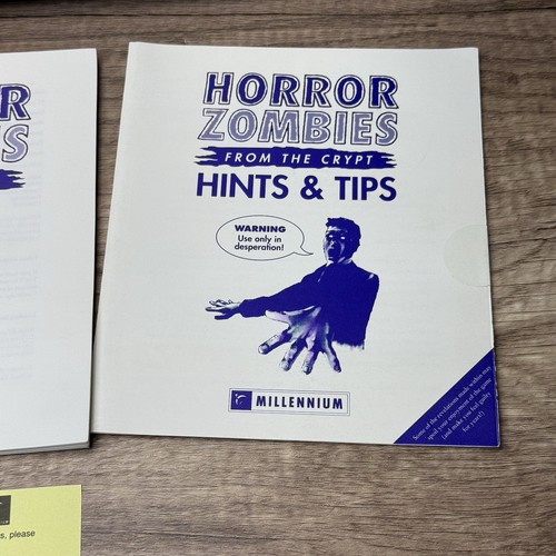 HORROR ZOMBIES FROM THE CRYPT Atari ST Very RARE Vintage Game Complete CIB 1991 - Picture 3 of 14