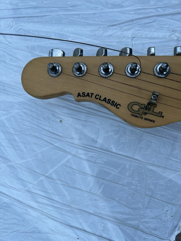 Zurdos G&L Edición Limitada Serie Tributo ASAT Clásico Ceniza Con Bolsa de Concierto Foto 4 de 4