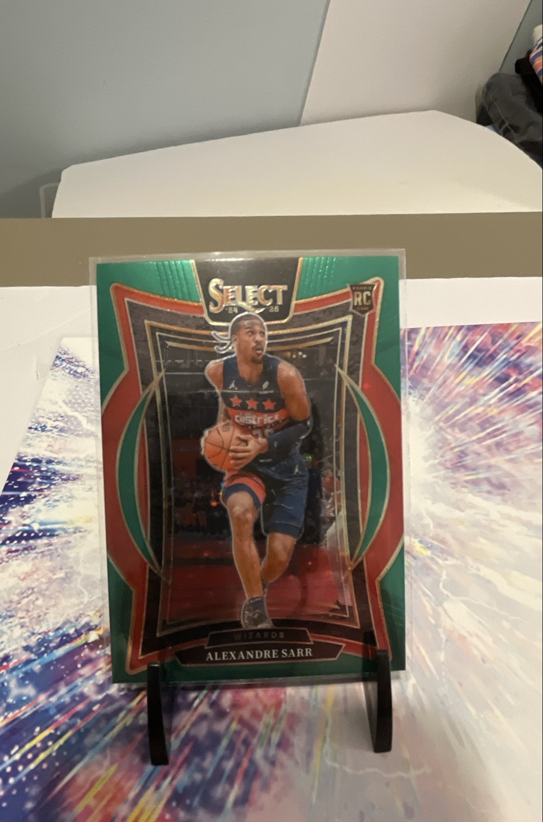 2024-25 Panini Select - Concourse Alexandre Sarr #73 Green Stars Prizm (RC)