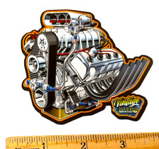 New Awesome Blown 426 Hemi Engine Die Cut Glossy Vinyl Sticker Decal Black