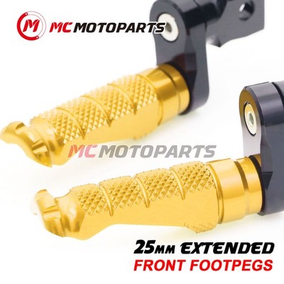 For Kawasaki Ninja 1000 SX 2012-2013 25MM Lowering Rider Front CNC Foot Pegs