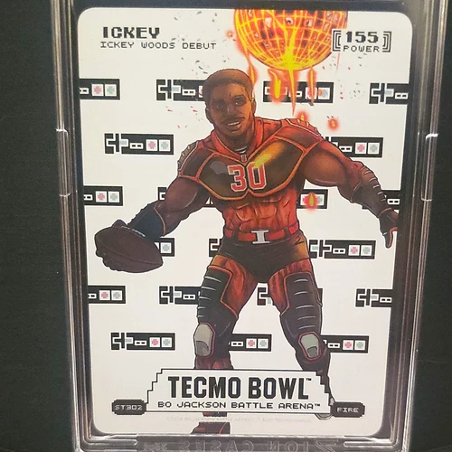 Tecmo Bowl Bo Jackson Battle Arena ICKEY Ickey Woods Fire Sore Thumb Highlighted