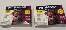 2  PetArmor Plus Flea and Tick Prevention for Dogs 45-88 lbs.  12 Month Supply