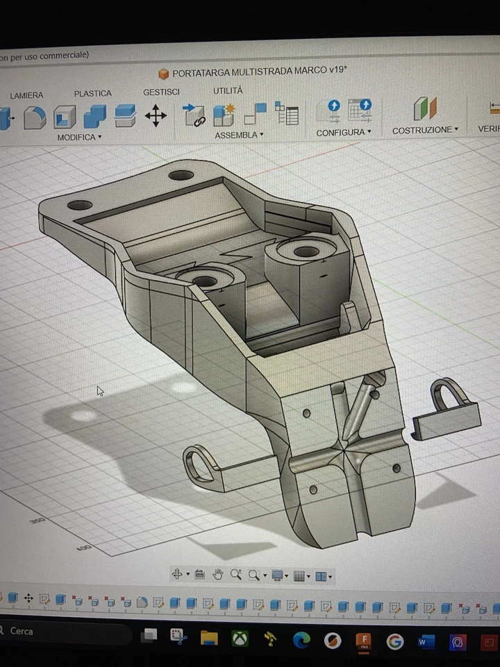 Portatarga Ducati Multistrada V4/Pikes Peak 2021-2025-Artigianale Plug And Play - Image 4 of 4