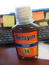 Delsym 12 Hour Cough Suppressant Liquid, Orange Flavour - 5 Oz 09/30/2027