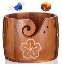 Large Wooden Yarn Bowl