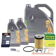 ÖLFILTER + 7l 5W-30 FÜR MERCEDES A B C-KLASSE W176 W246 W204 W205 CLA GLA X156