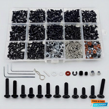 520pcs Universal RC Screw Kit Screws Assortment Set, Hardware Fasteners for T...