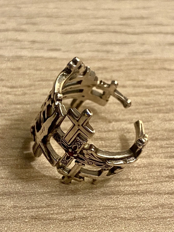 Amazing Silver & Ruby Stone Ring 925 Sterling Silver Handmade Jewelry - Image 3 of 4