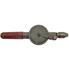 Vintage Tool Millers Falls Company Greenfield Mass U.S.A. Red Hand Drill