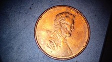The Lincoln Memorial Cent an unknown Date and Mint  2.5g Error coin