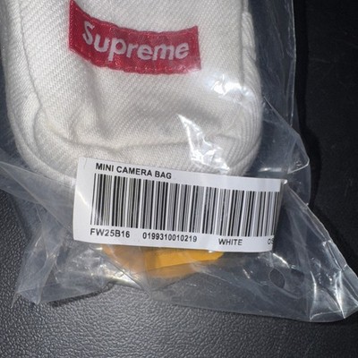 Supreme Denim Mini Utility Bag White FW25 Brand New Sealed | eBay
