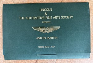ASTON MARTIN 1997 Pebble Beach Art Print Pack x12 AFAS Vintage 5x7”