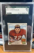 1950 Bowman - Norm Standlee #143 (RC) SGC 7